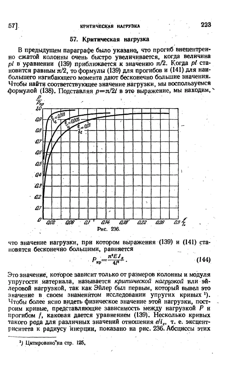 57. Критическая нагрузка