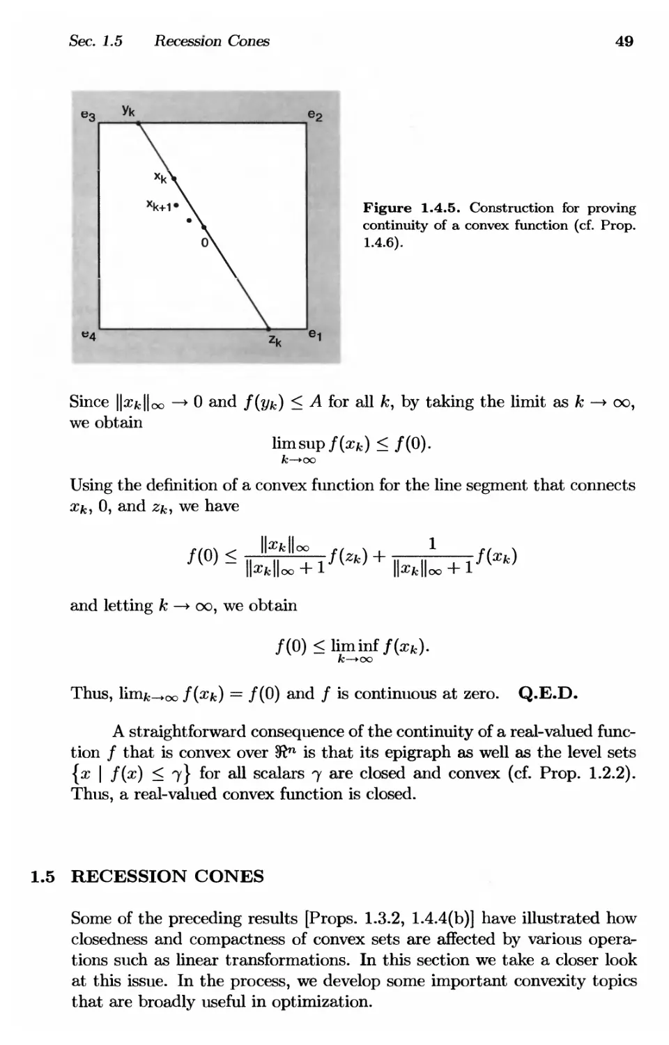 1.5. Recession Cones 49