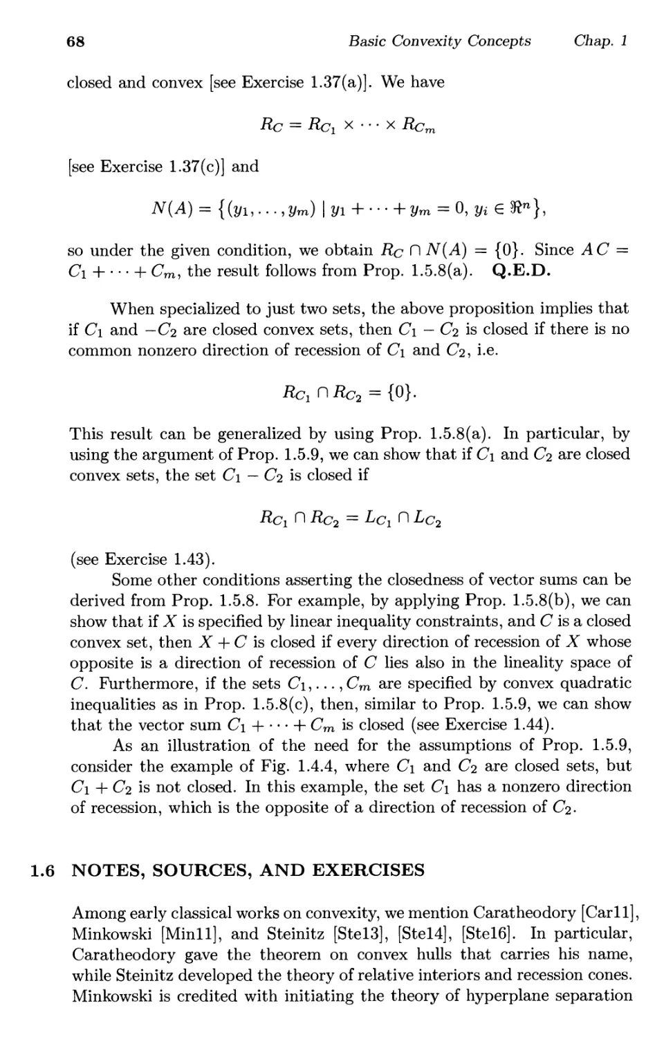 1.6. Notes, Sources, and Exercises 68