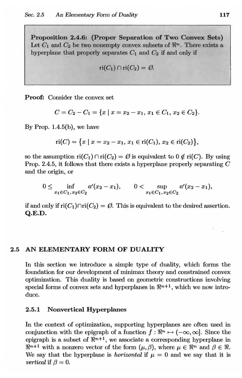 2.5. An Elementary Form of Duality 117