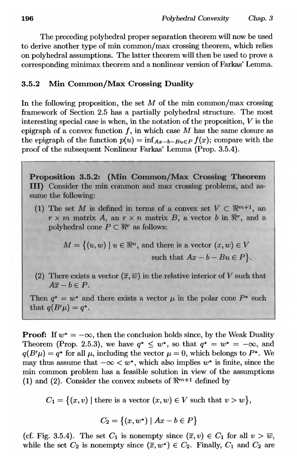 3.5.2. Min Common/Max Crossing Duality 196