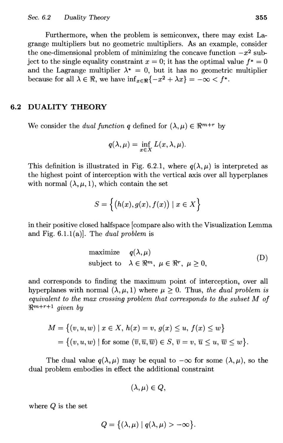 6.2. Duality Theory 355