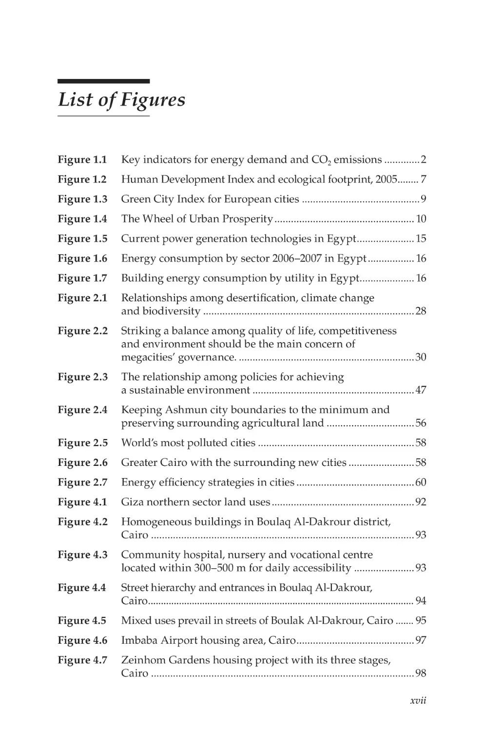 List of Figures