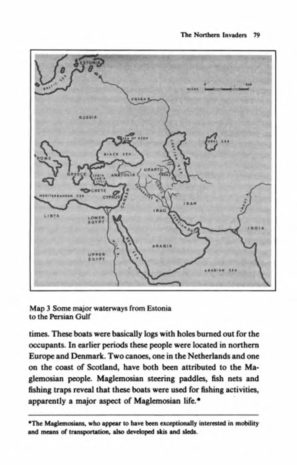 Some of the Major Waterways from Estonia to the Persian Gulf