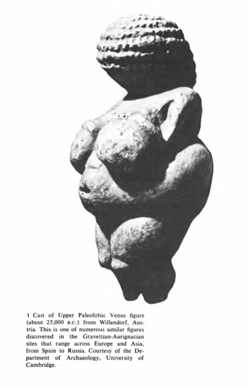 Cast of Upper Paleolithic Venus figure