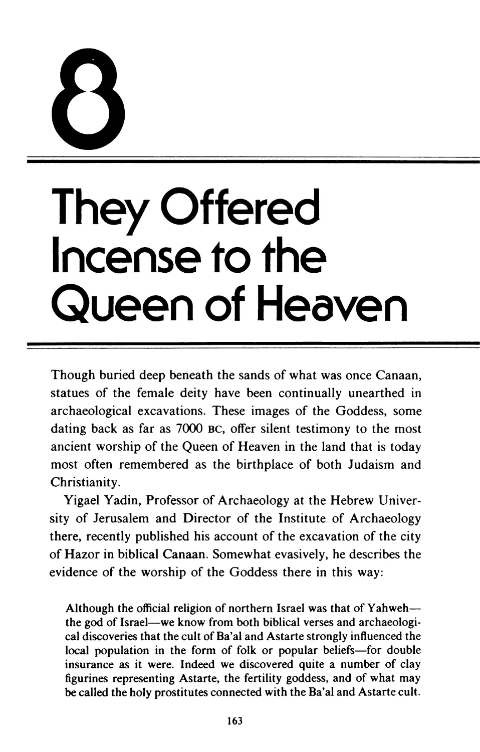 8 They Offered Incense to the Queen of Heaven