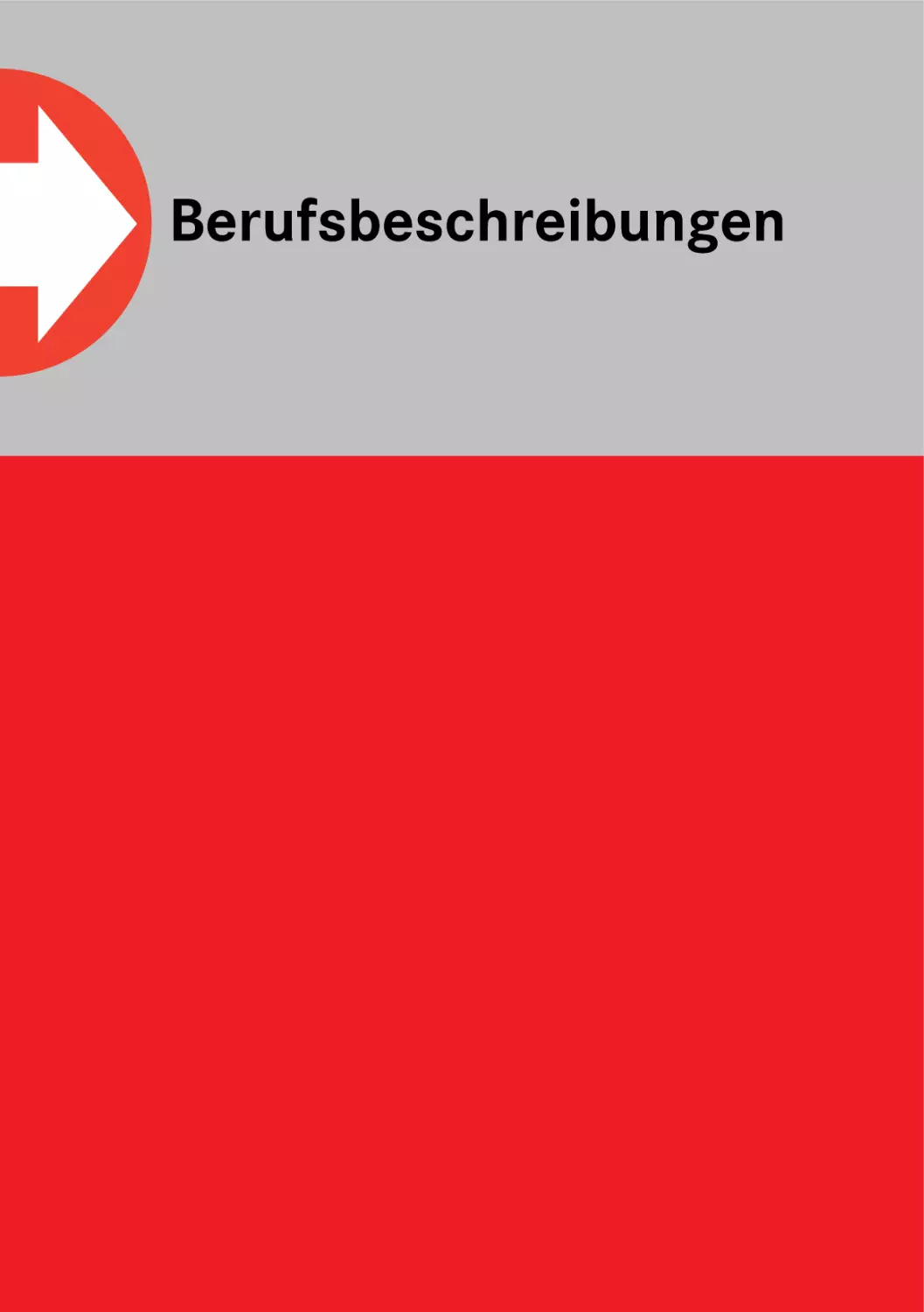 Berufsbeschreibungen