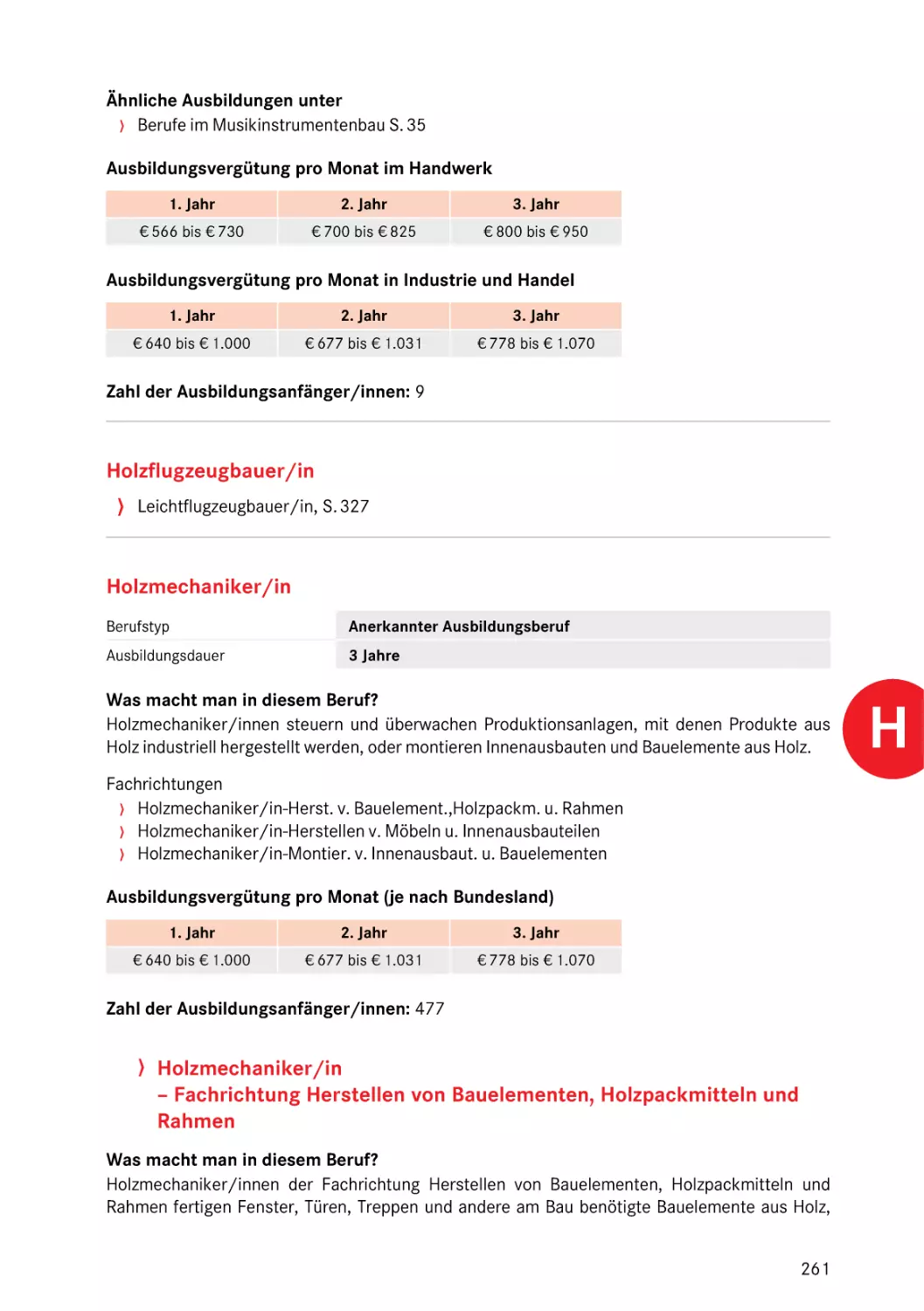 Holzmechaniker/in
Holzmechaniker/in
Fachrichtung Herstellen von Bauelementen, Holzpackmitteln und Rahmen
Holzmechaniker/in
Fachrichtung Herstellen von Bauelementen, Holzpackmitteln und Rahmen