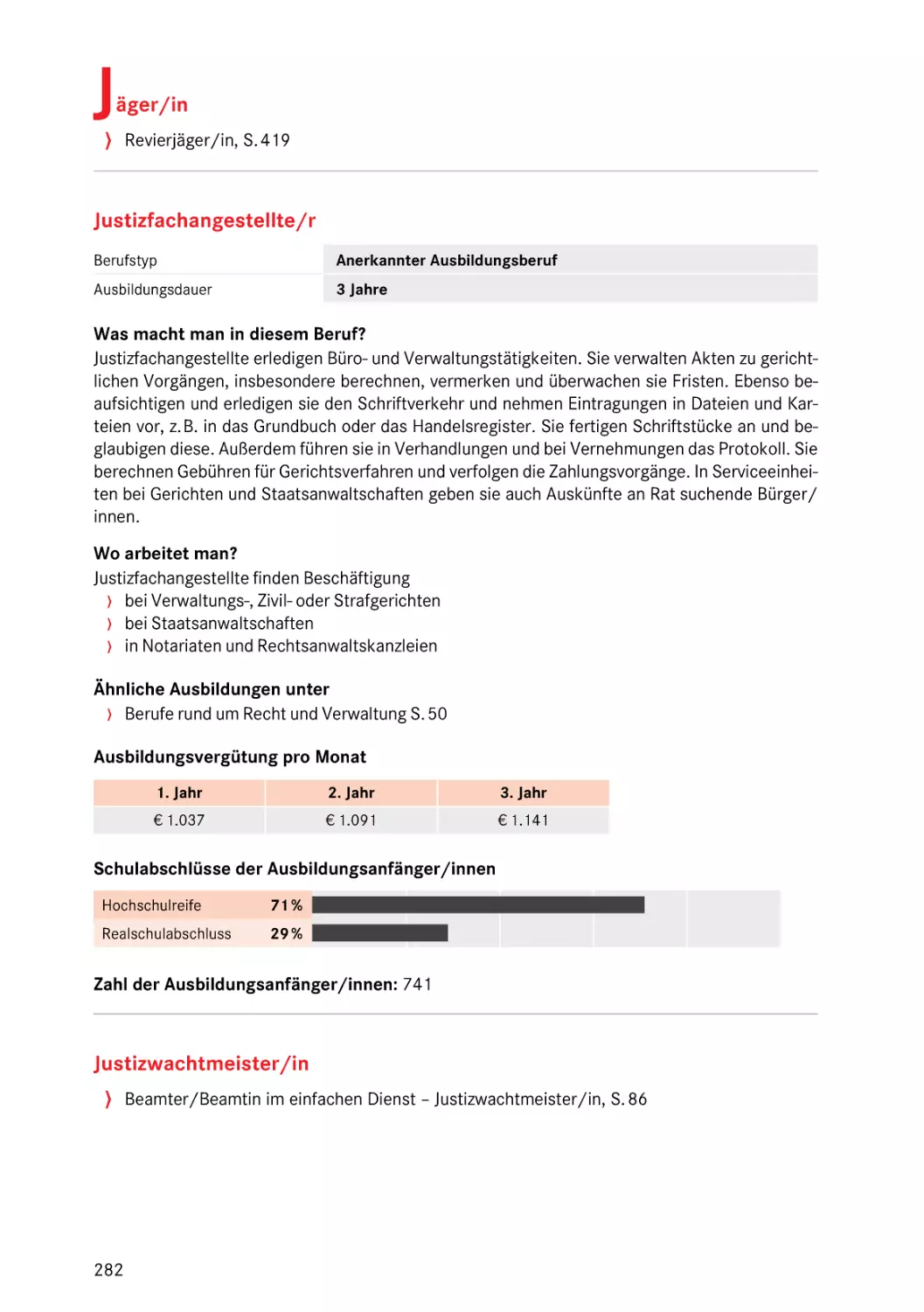 Justizfachangestellte/r
J
Justizfachangestellte/r