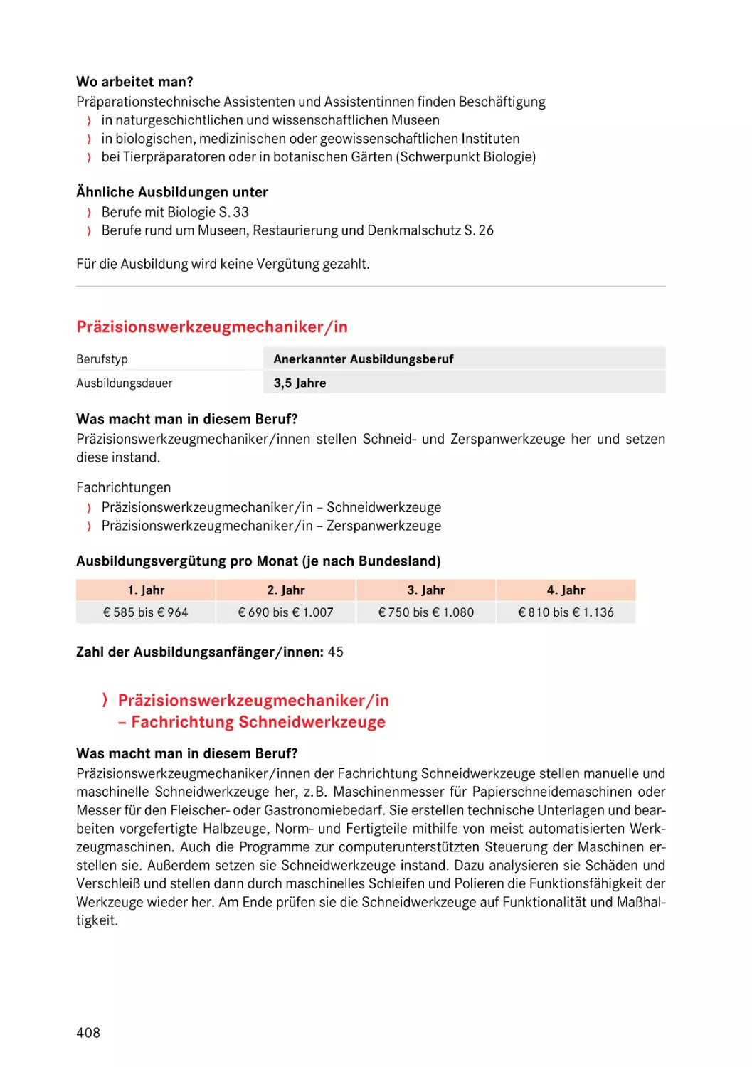 Präzisionswerkzeugmechaniker/in
Fachrichtung Schneidwerkzeuge
Präzisionswerkzeugmechaniker/in
Fachrichtung Schneidwerkzeuge
Schneidwerkzeugmechaniker/in
Präzisionswerkzeugmechaniker/in