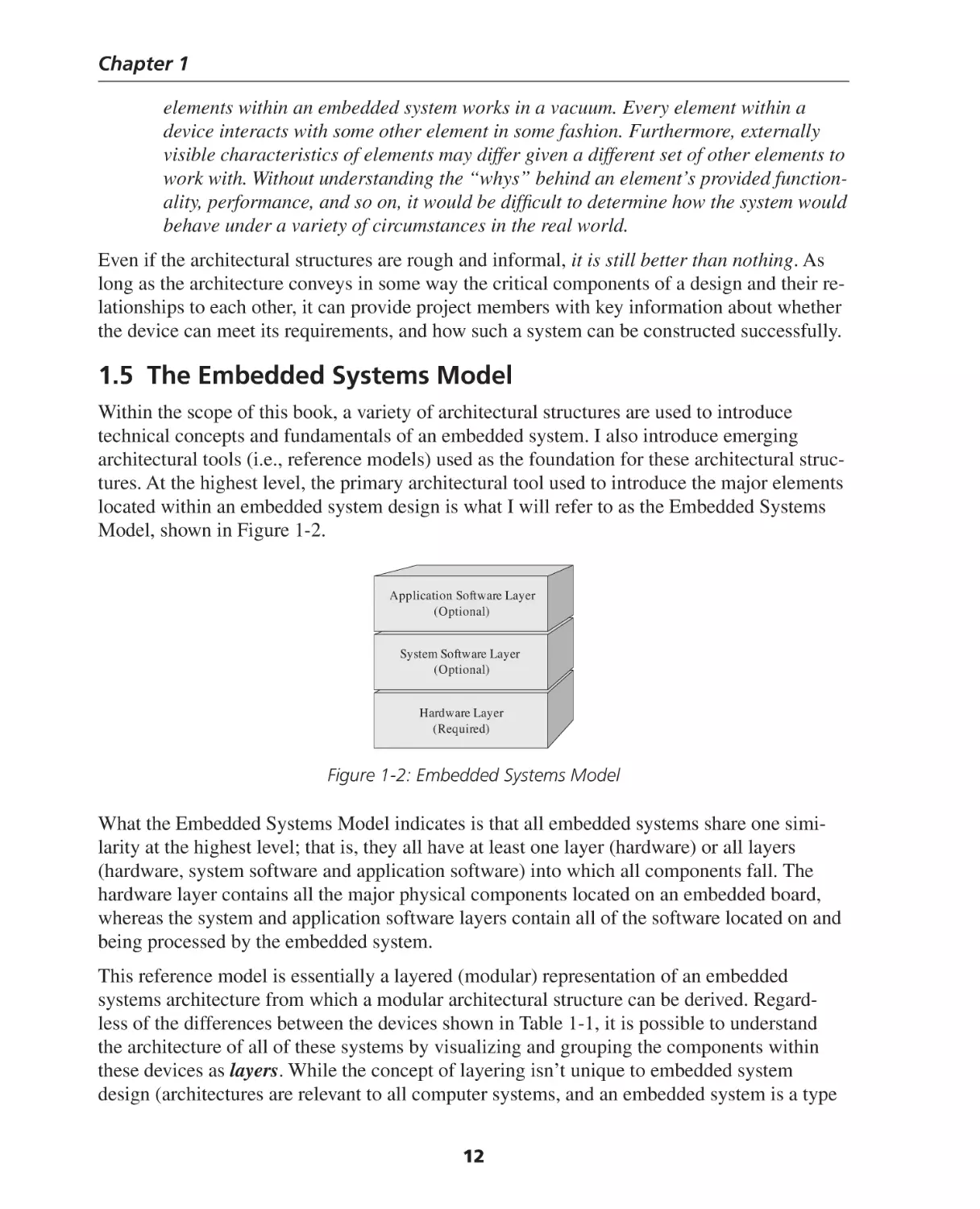 1.5 The Embedded Systems Model