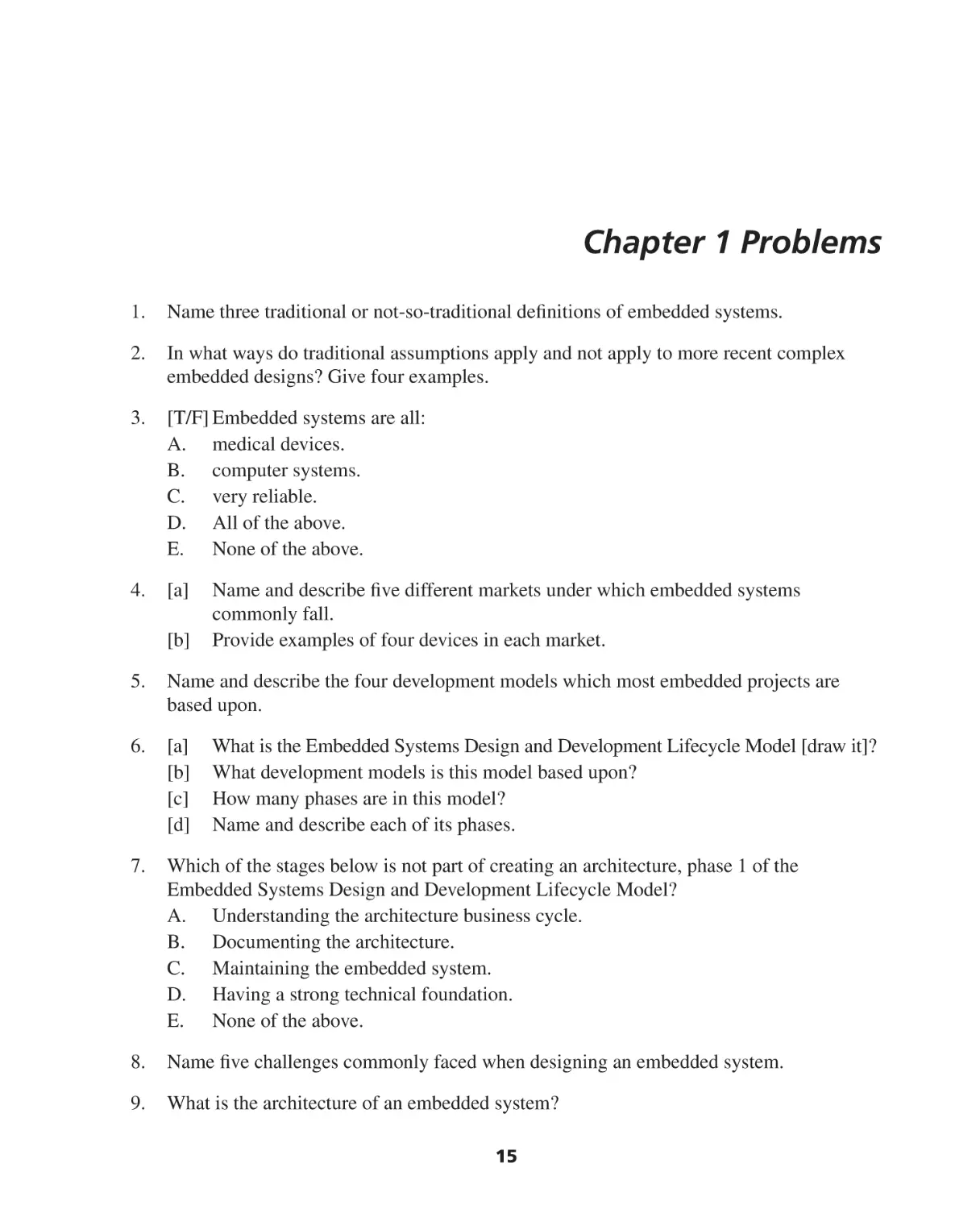 Chapter 1 Problems
