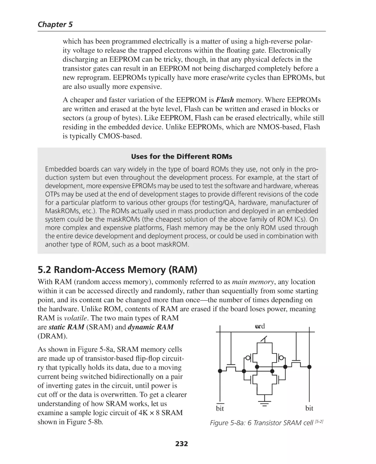 5.2 Random-Access Memory (RAM)