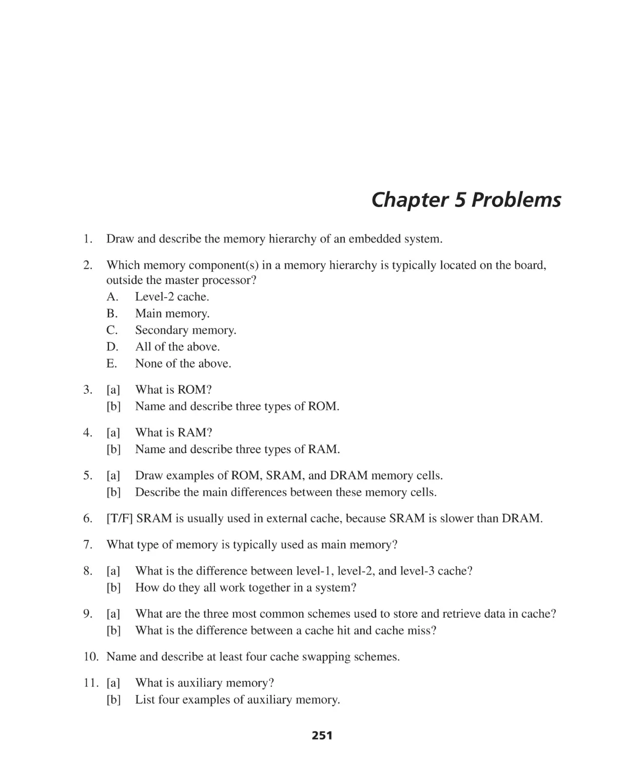 Chapter 5 Problems