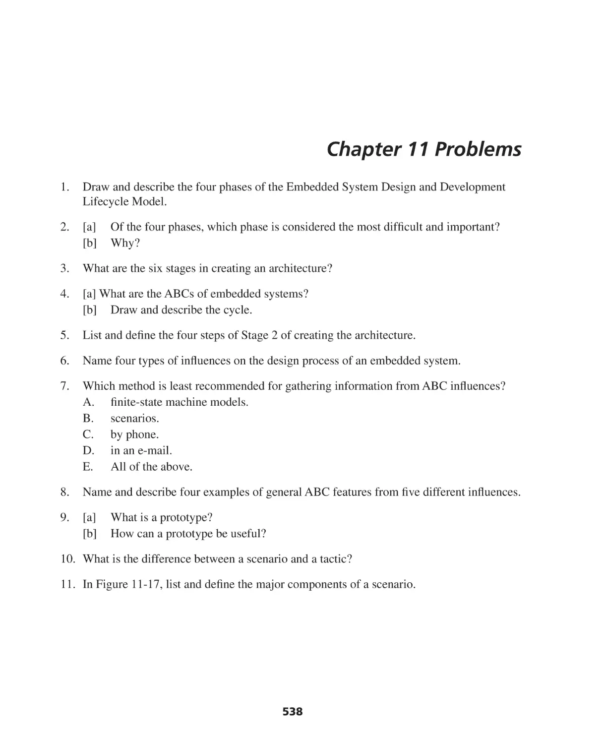 Chapter 11 Problems