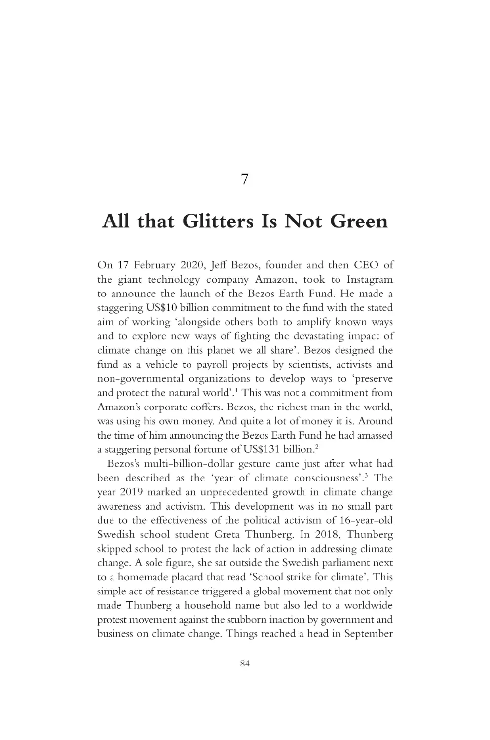 7 All that Glitters Is Not Green