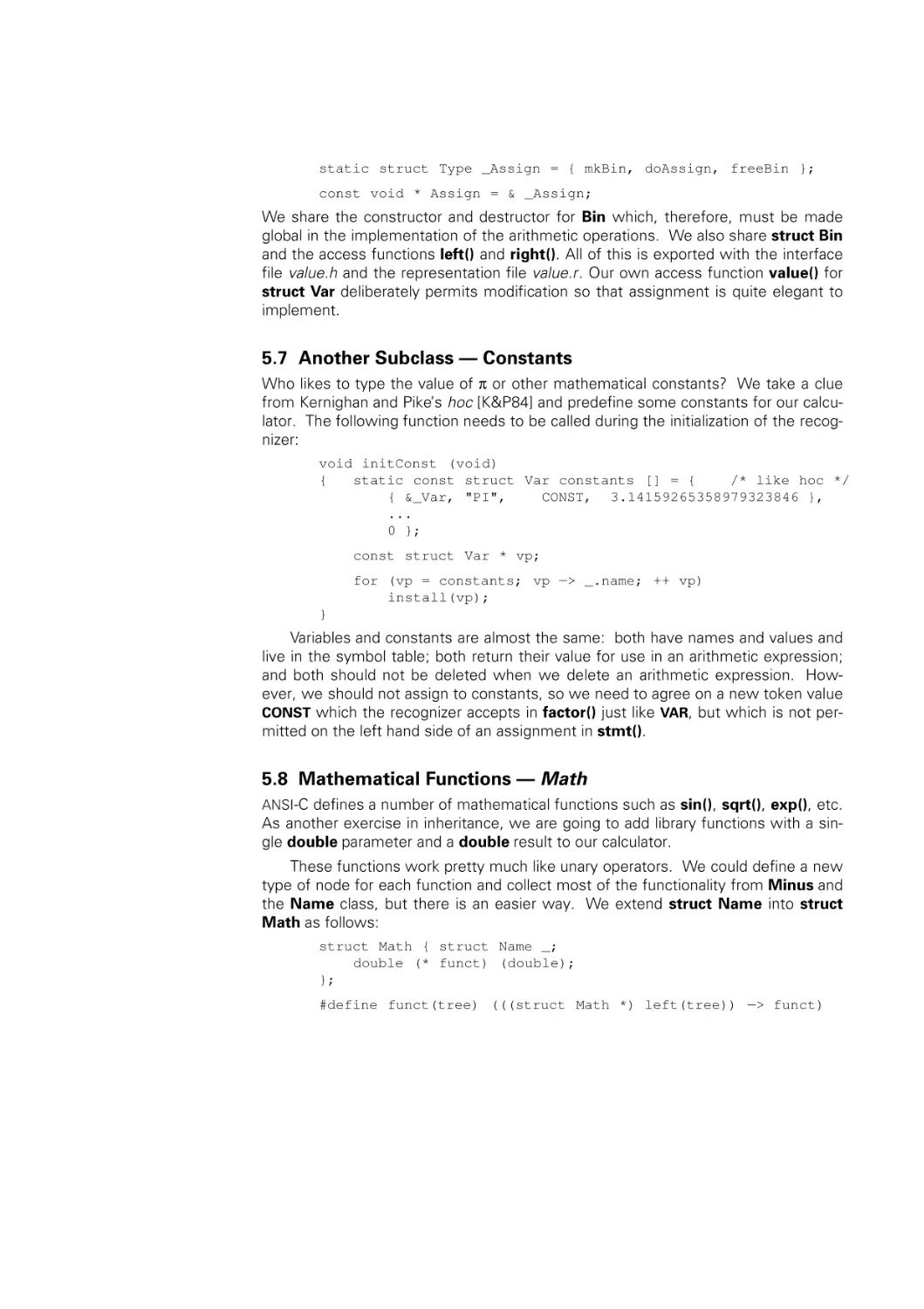 Another Subclass - Constants
Mathematical Functions - Math