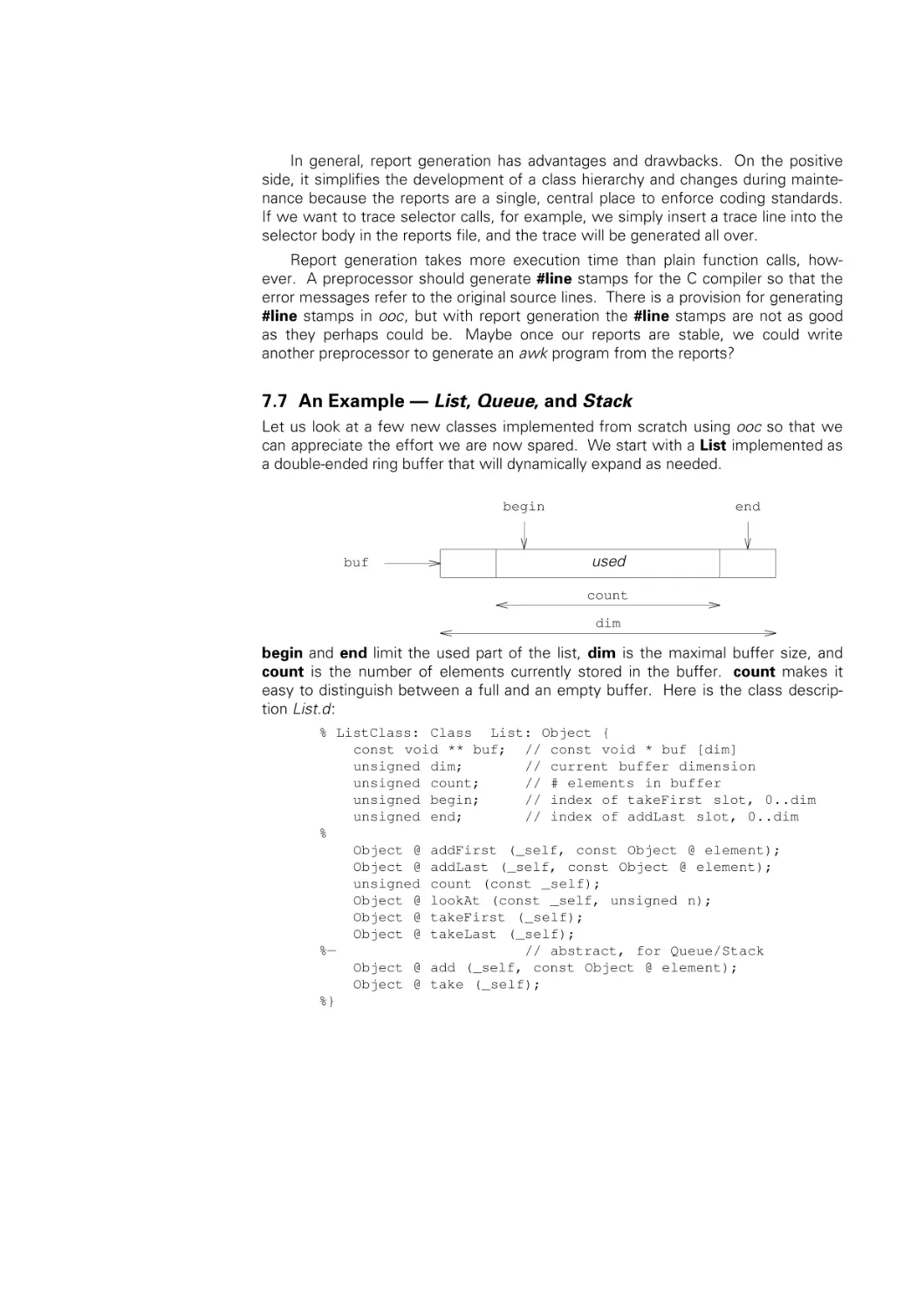 Example - List, Queue & Stack