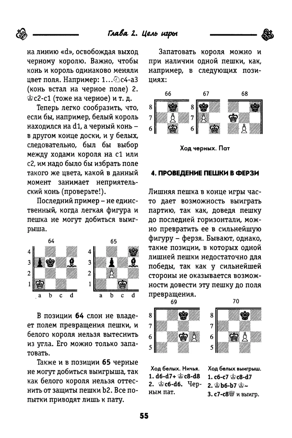 4. Проведение пешки в ферзи