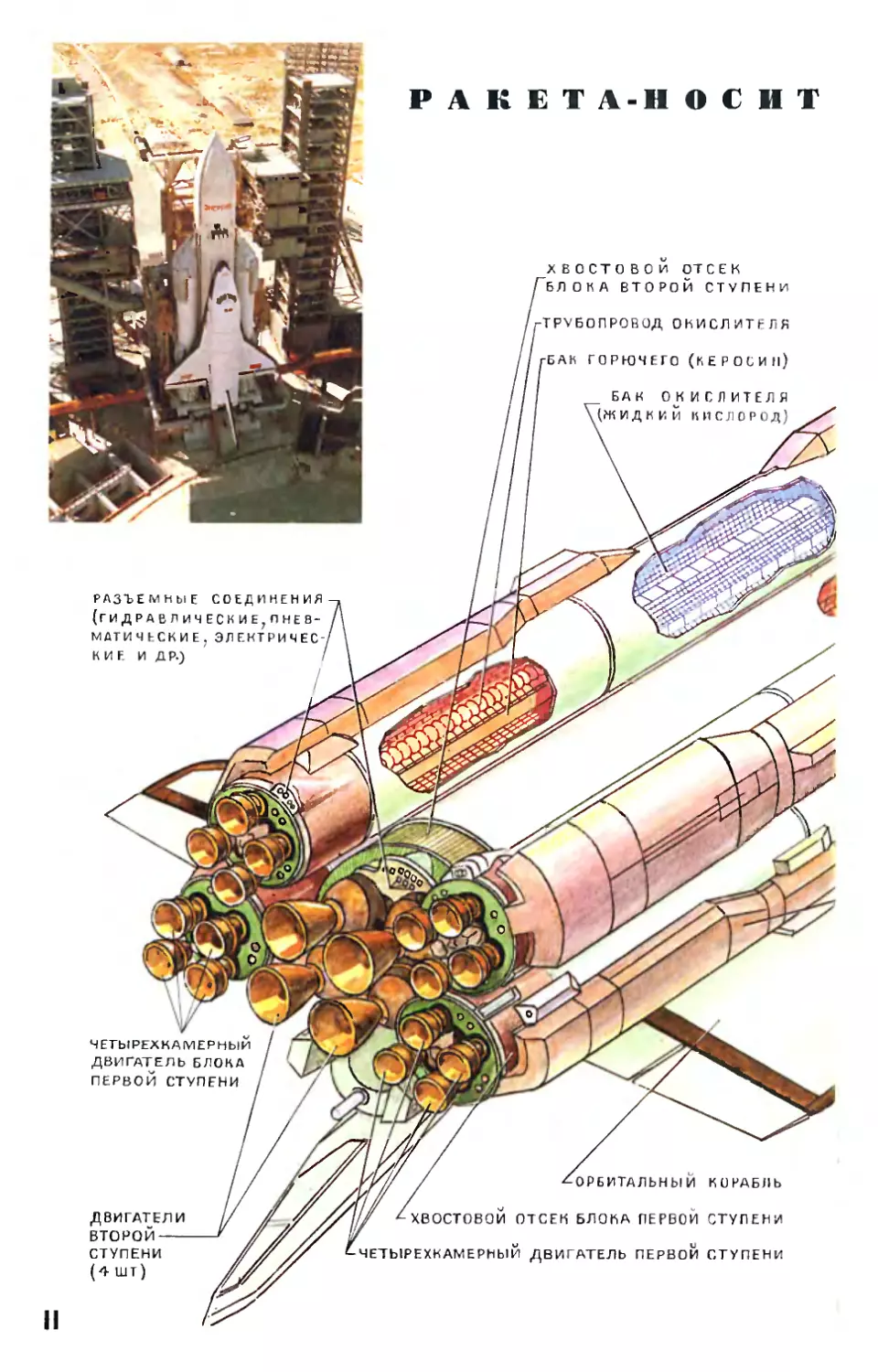 Рис. М. Аверьянова — Ракета-носитель \