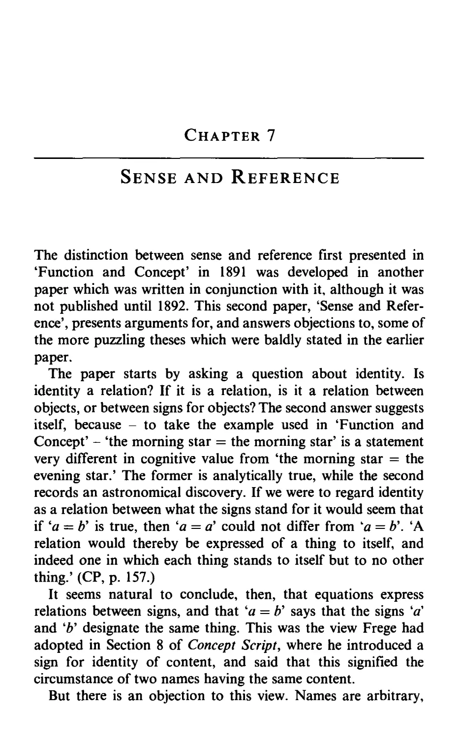 7 Sense and Reference