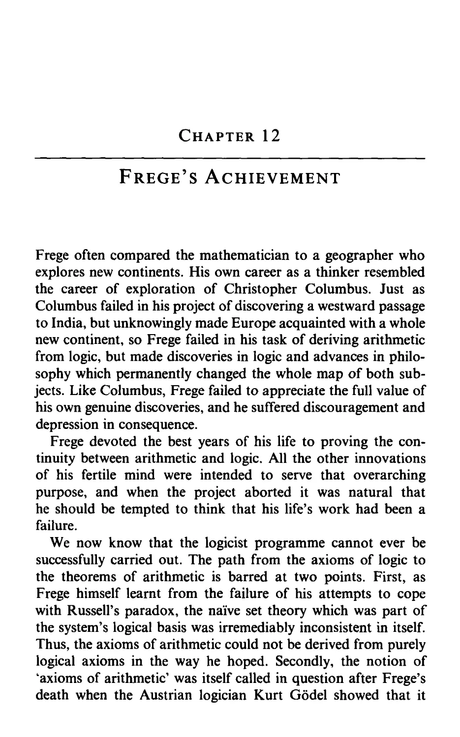 12 Frege's Achievement