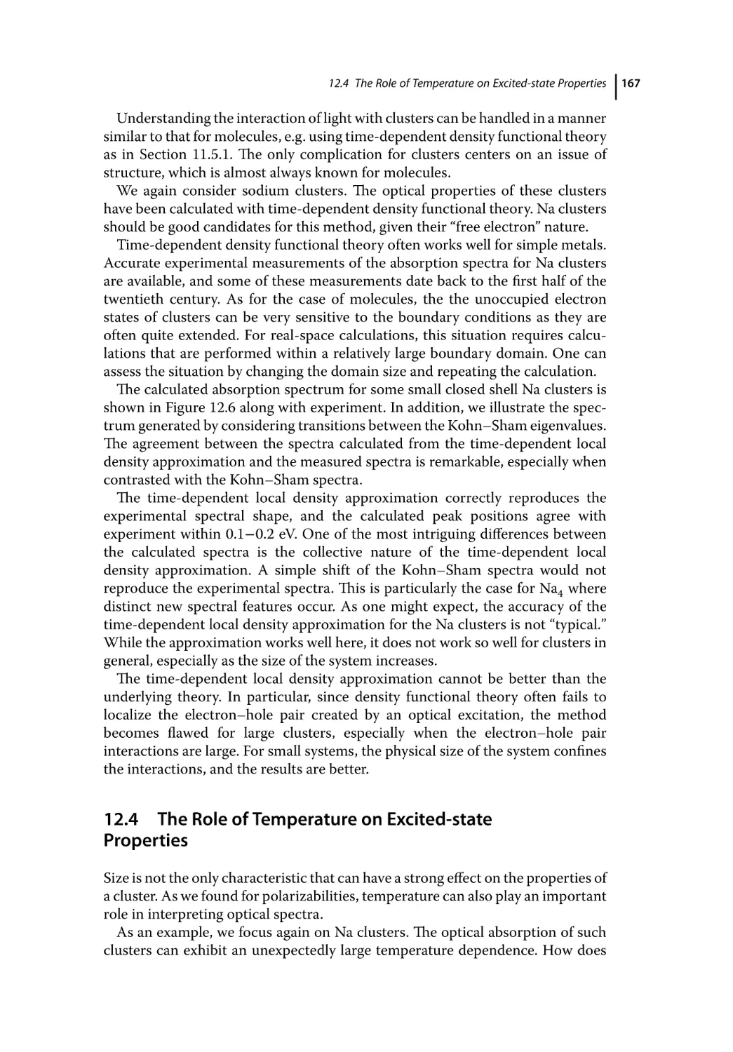 12.4 The Role of Temperature on Excited-state Properties