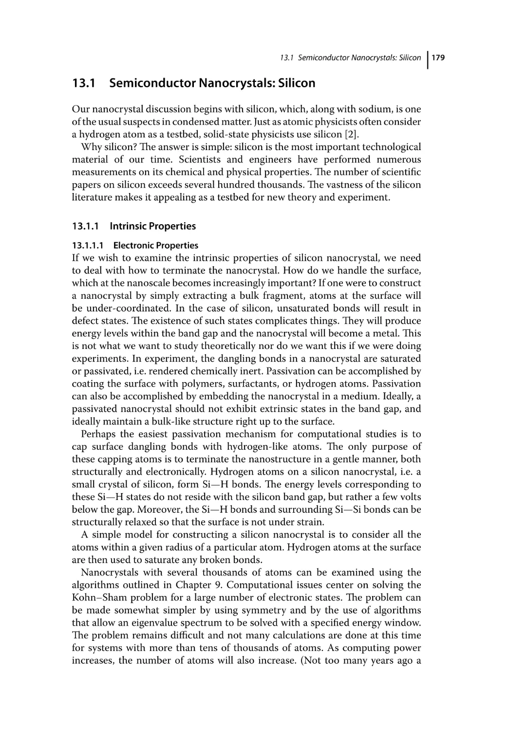 13.1 Semiconductor Nanocrystals