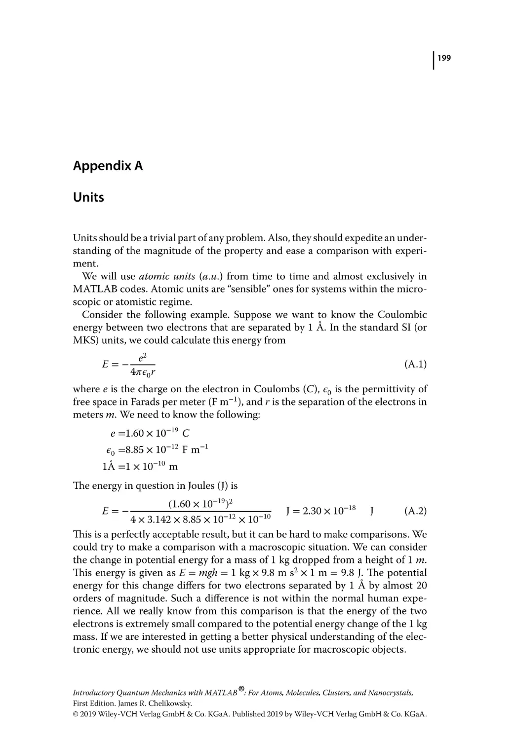 Appendix A