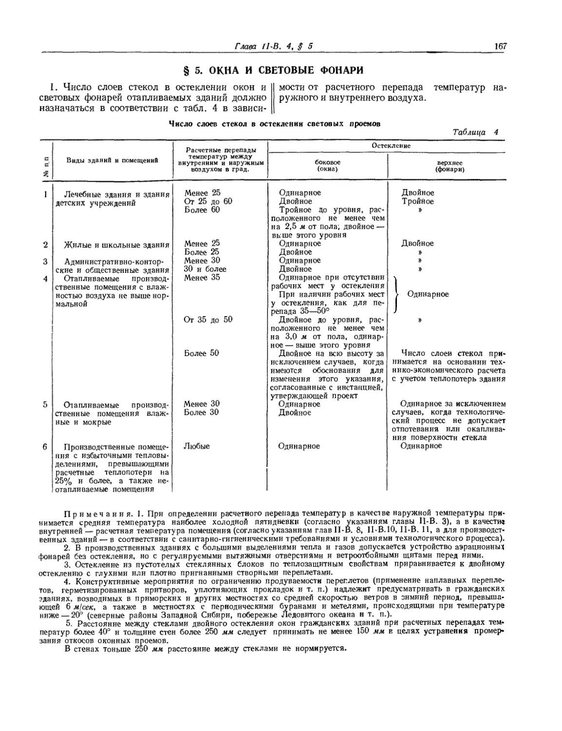 § 5. Окна и световые фонари