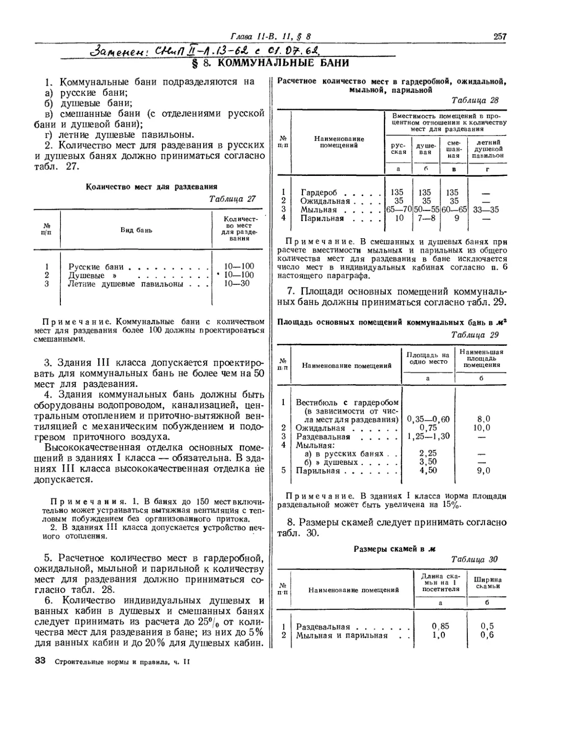 § 8. Коммунальные бани