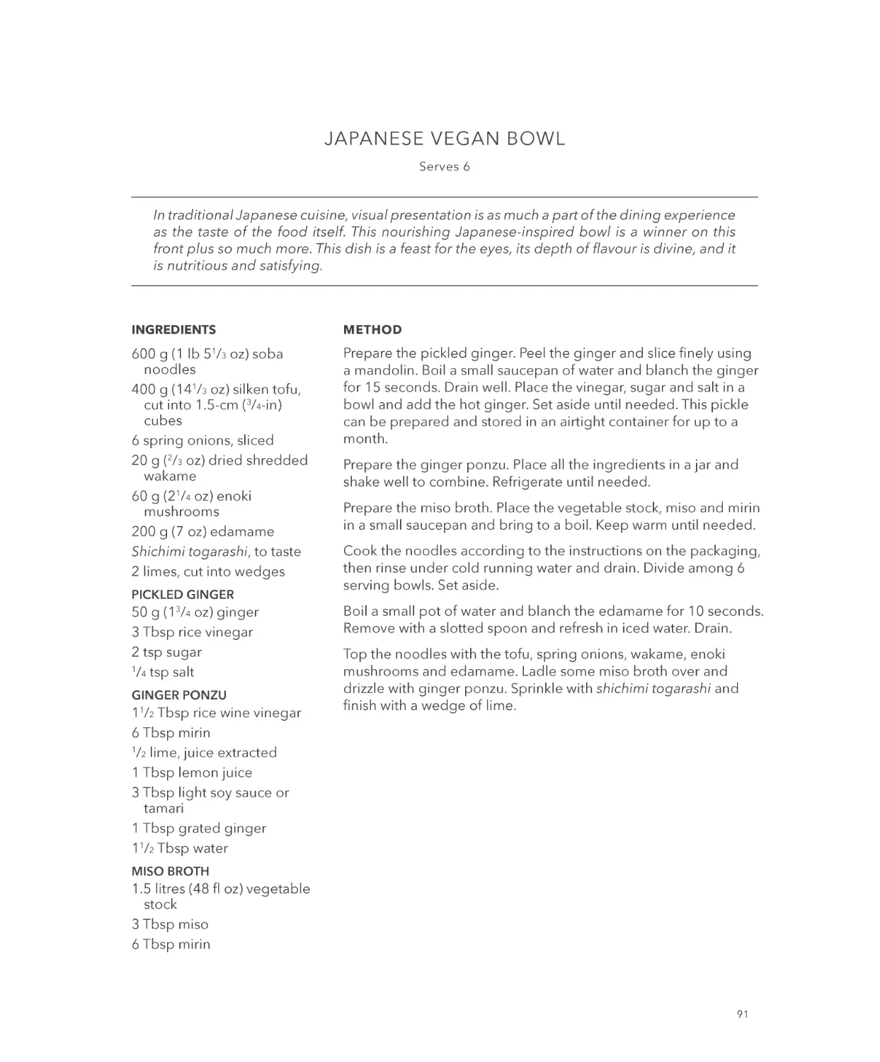 JAPANESE VEGAN BOWL