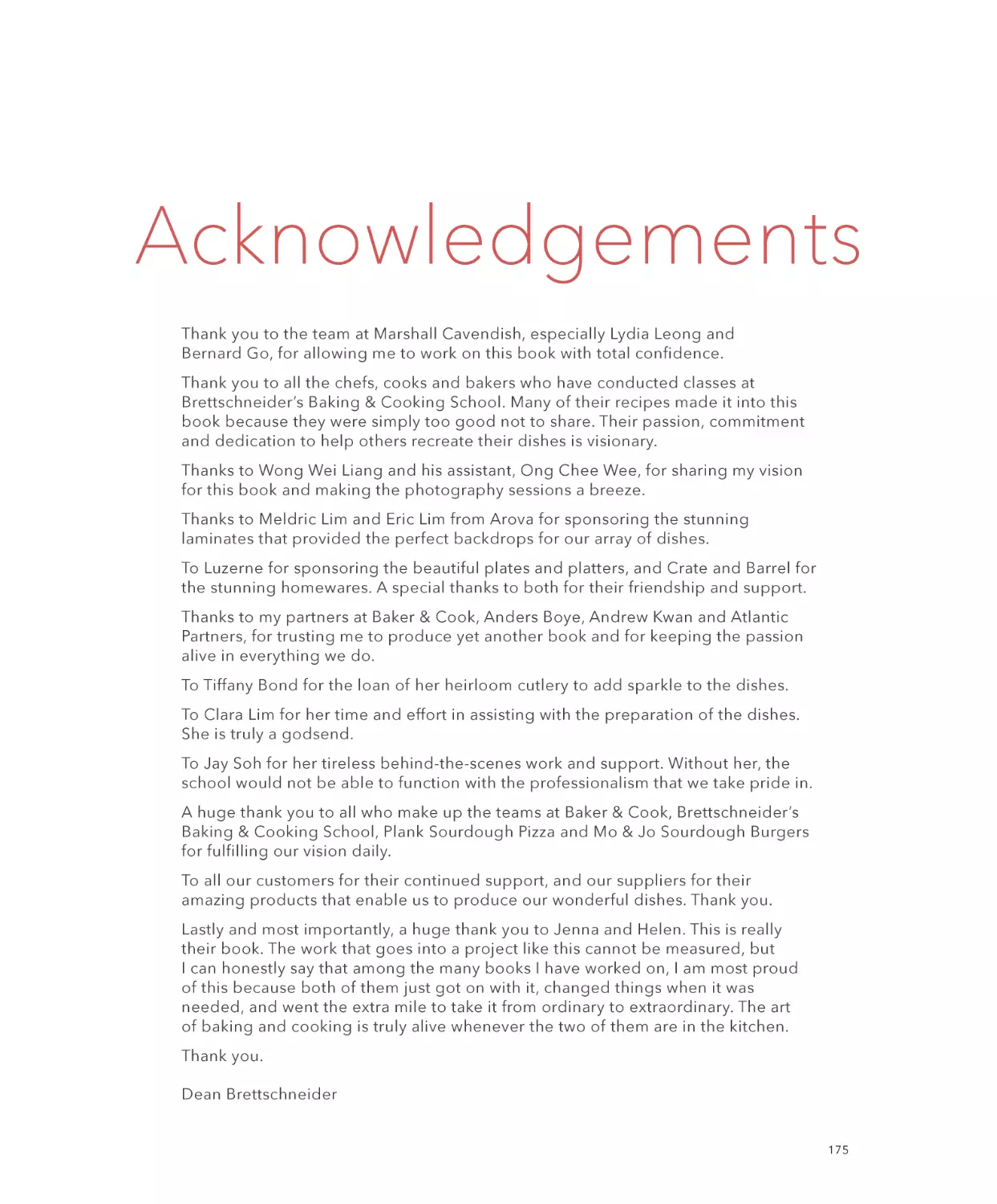 Acknowledgements