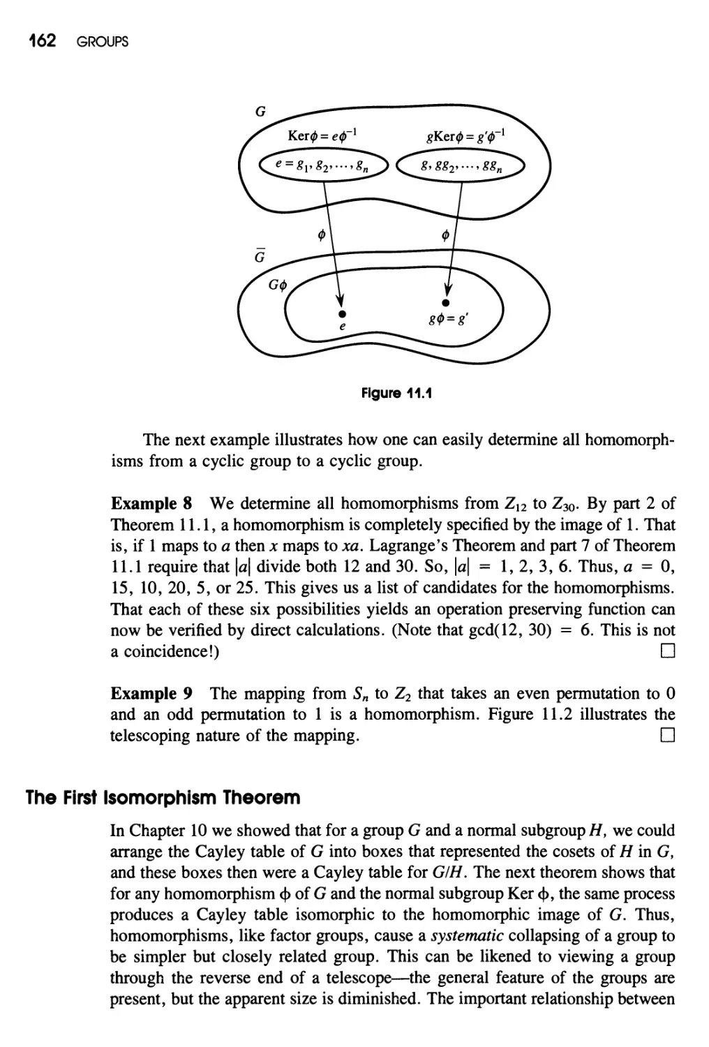 The First Isomorphism Theorem