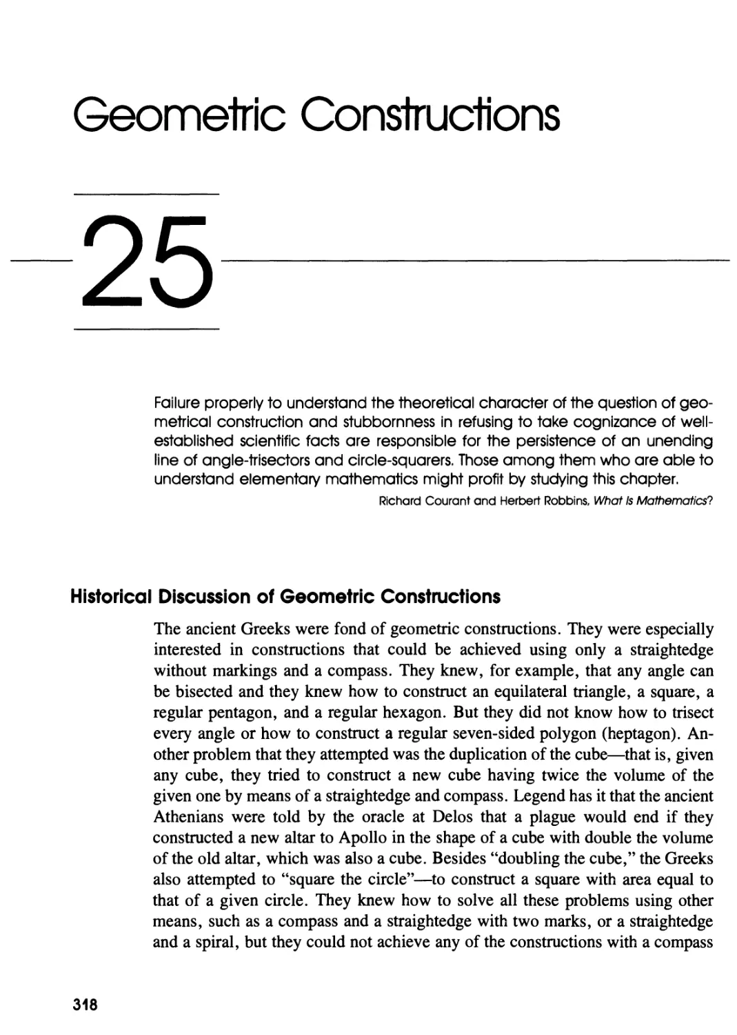 25 Geometric Constructions
