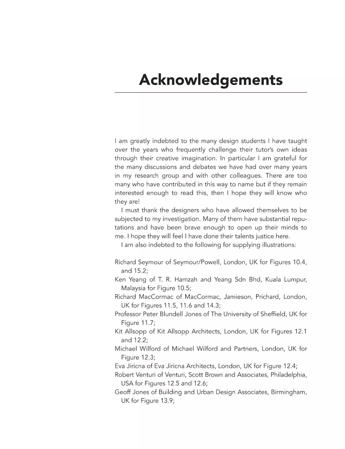 Acknowledgements