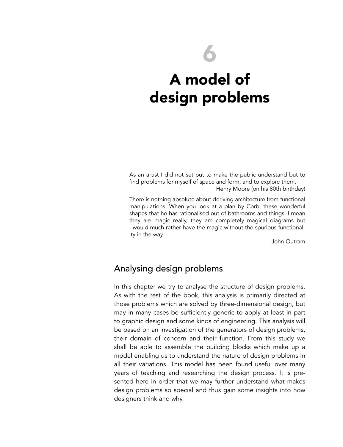 A model of design problems