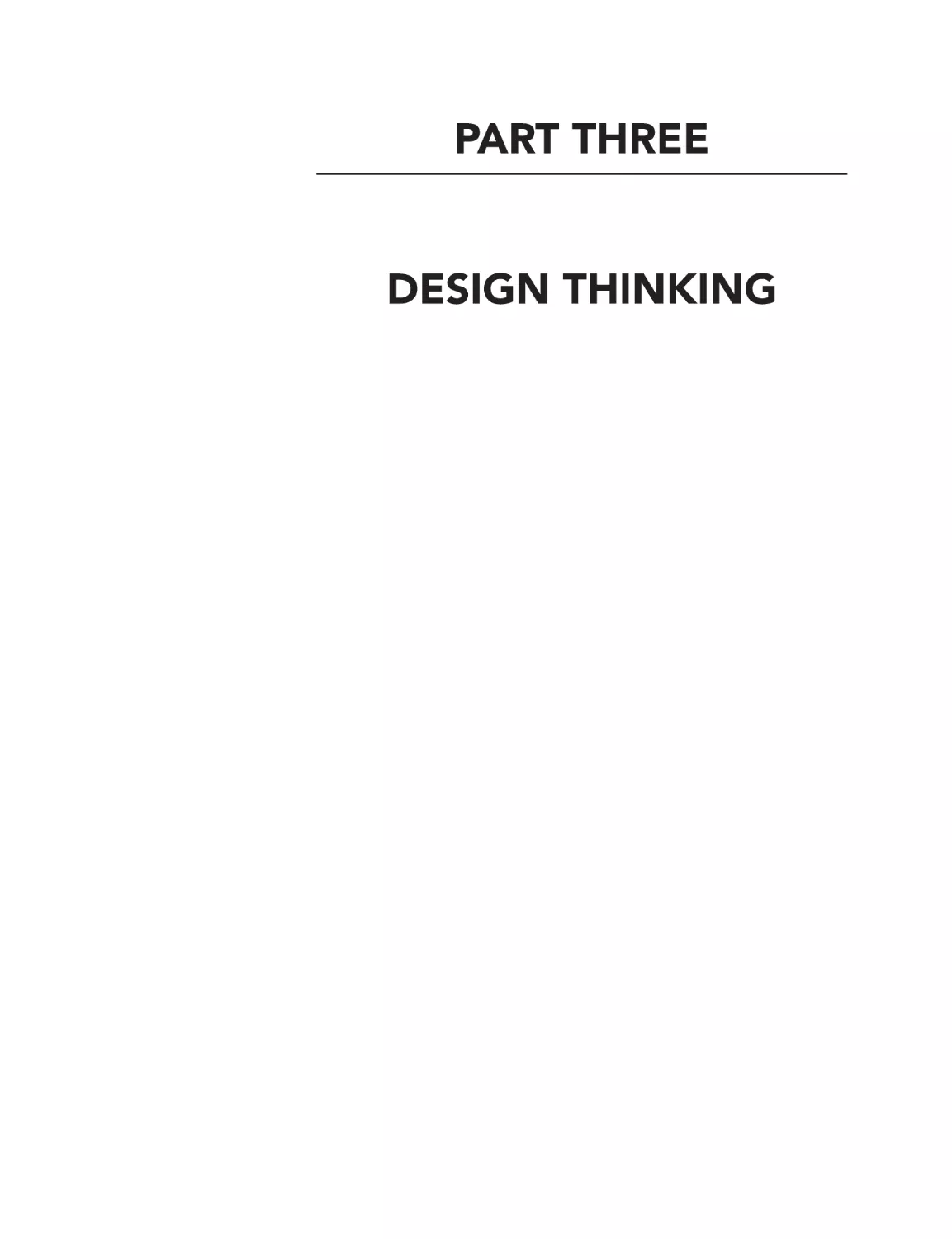 Design Thinking