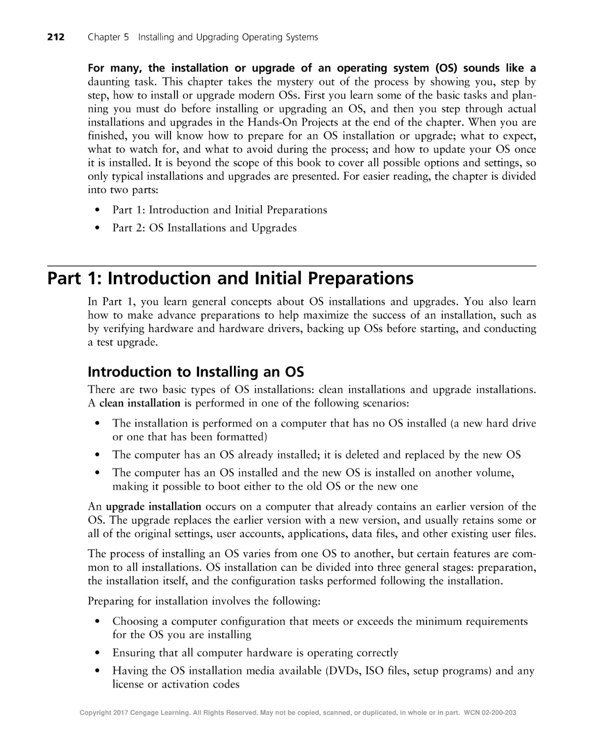 Part 1
Introduction to Installing an OS