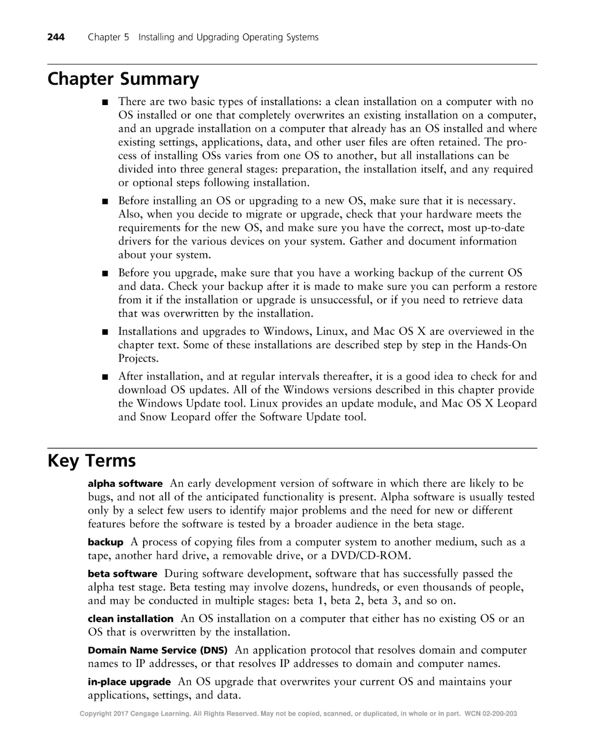 Chapter Summary
Key Terms