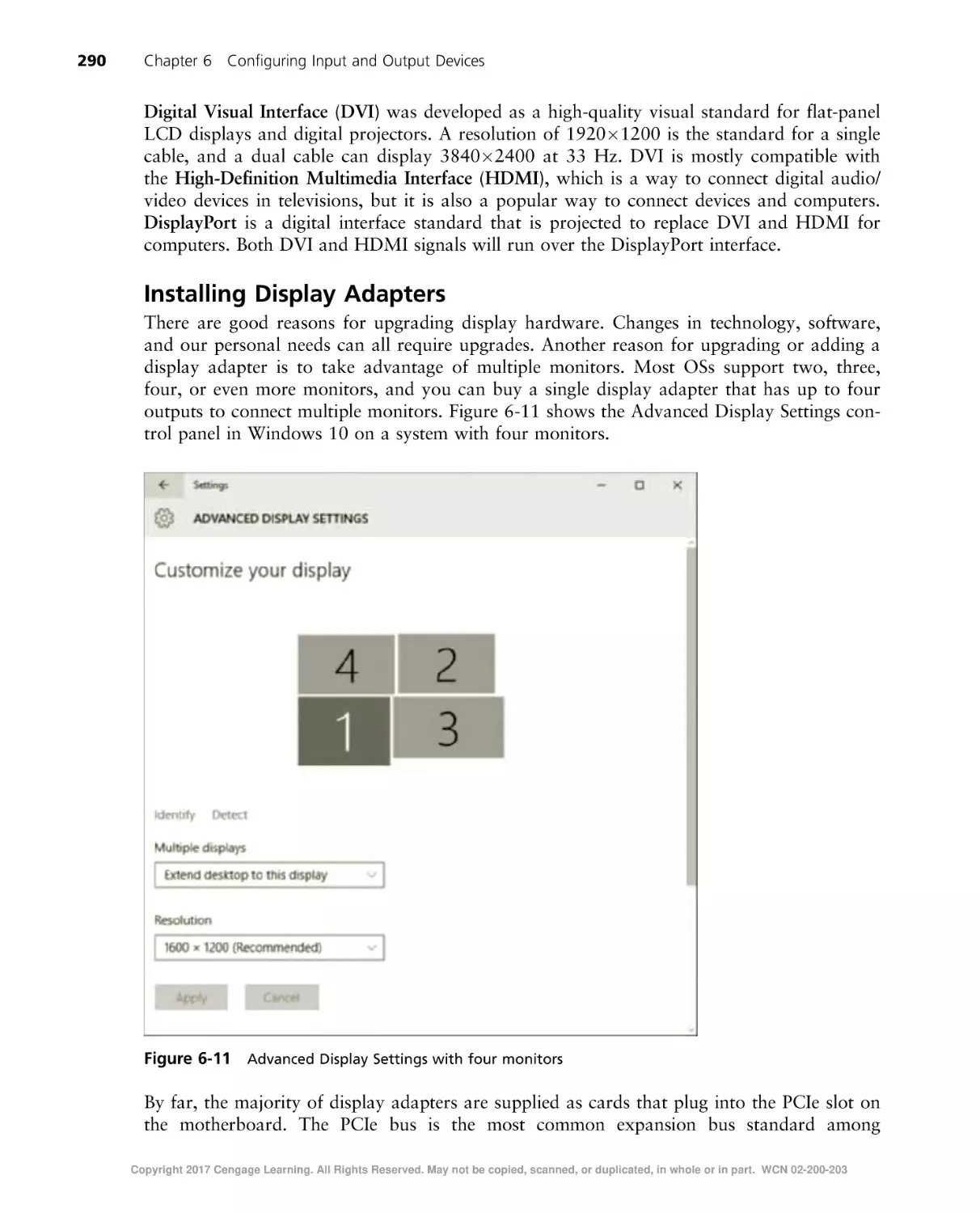 Installing Display Adapters