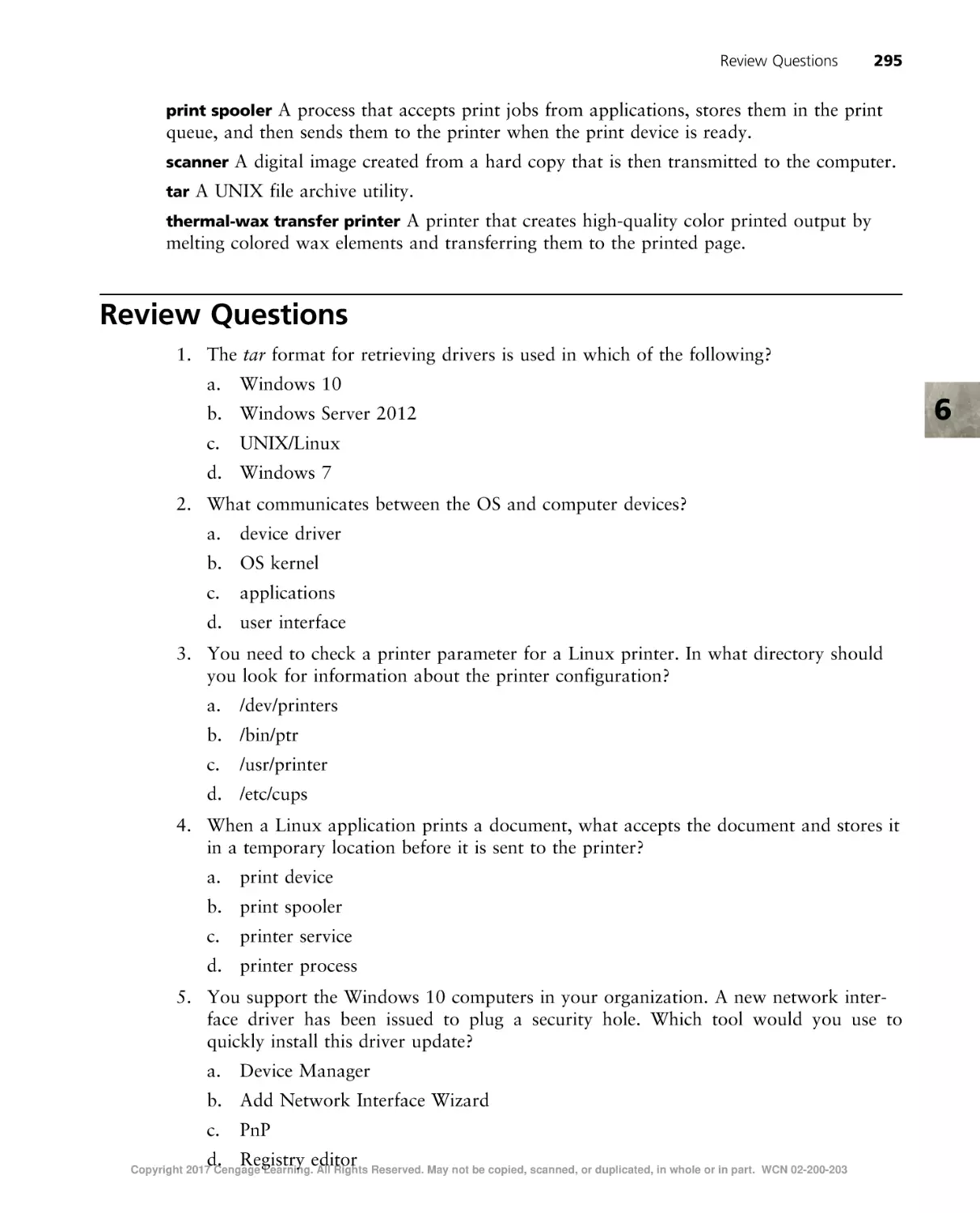 Review Questions