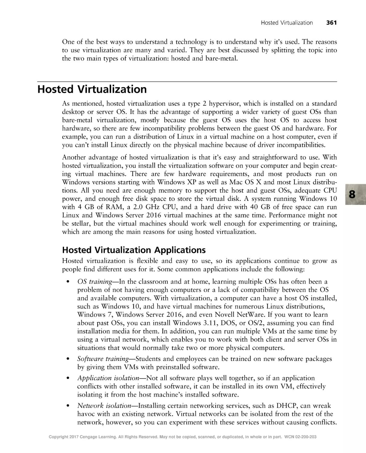 Hosted Virtualization
Hosted Virtualization Applications