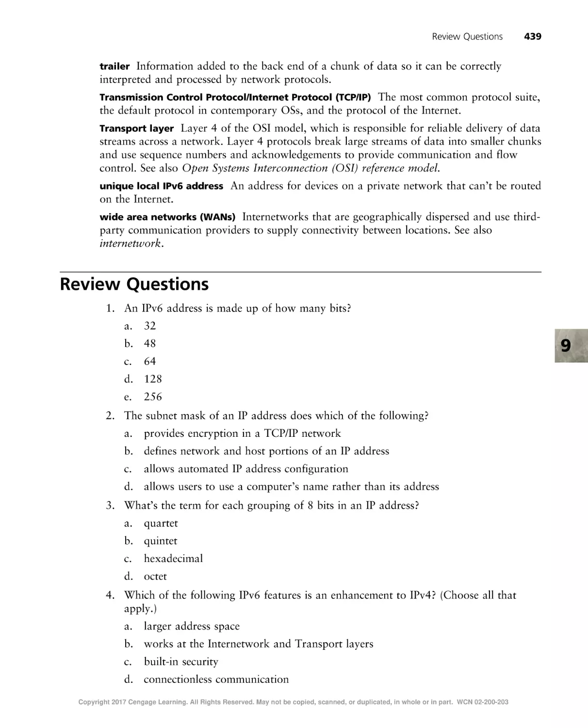 Review Questions