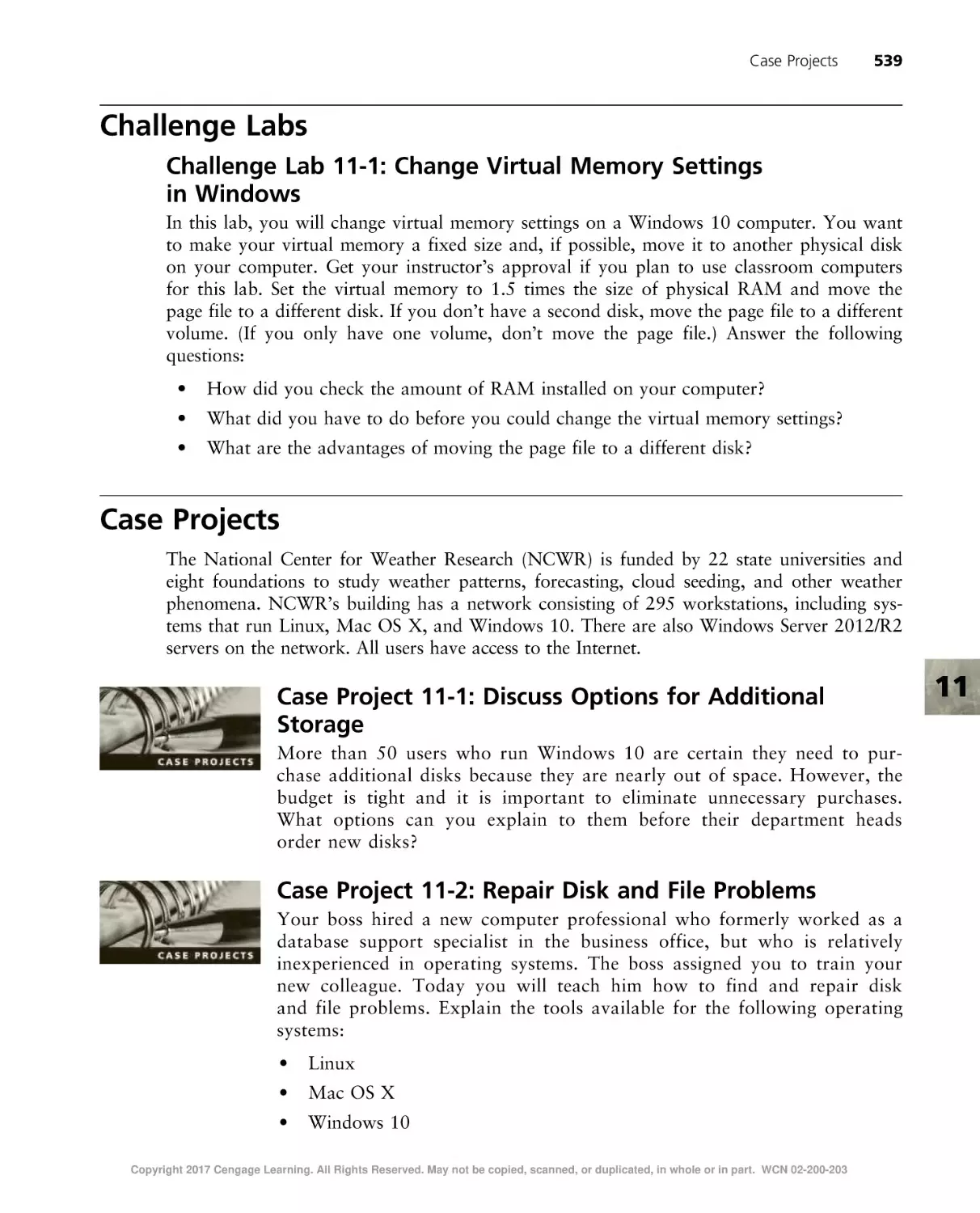 Challenge Labs
Challenge Lab 11-1
Case Projects
Case Project 11-1
Case Project 11-2