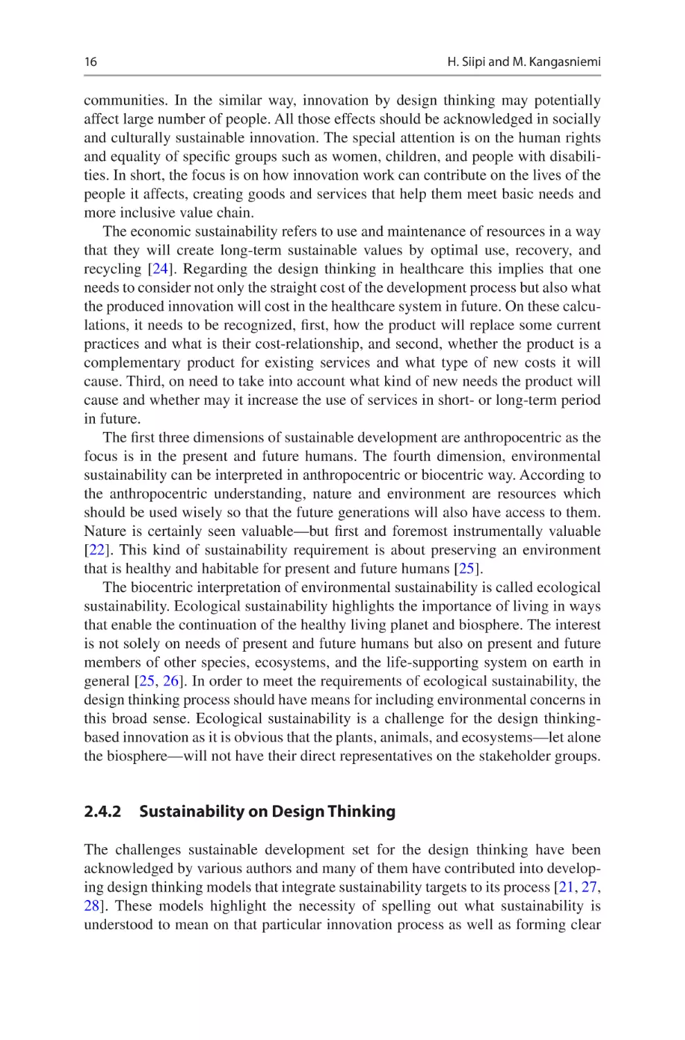 2.4.2	 Sustainability on Design Thinking