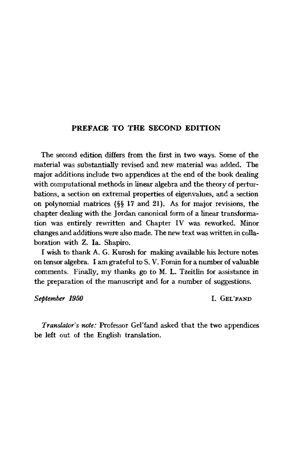 Preface to the second edition