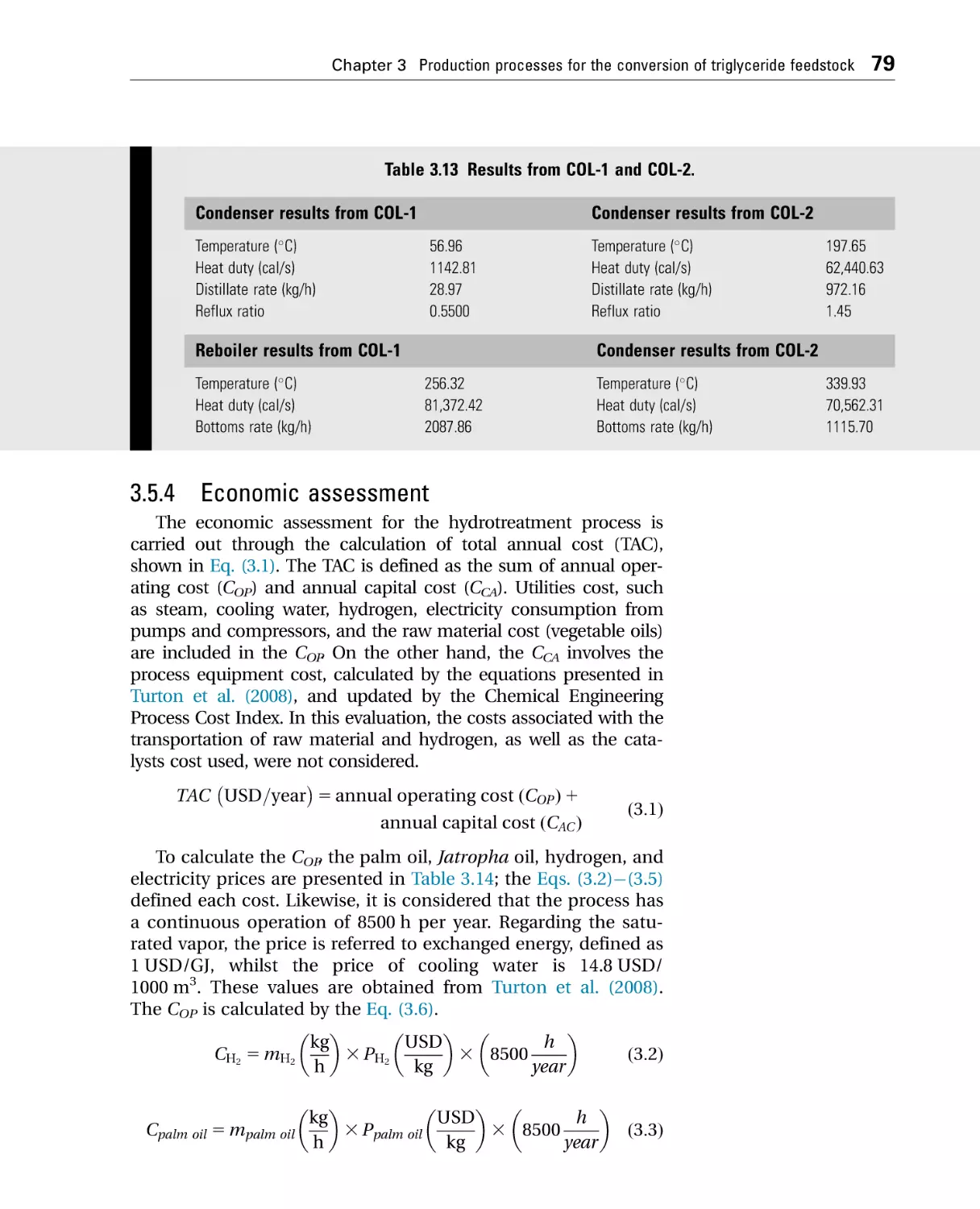 3.5.4 Economic assessment