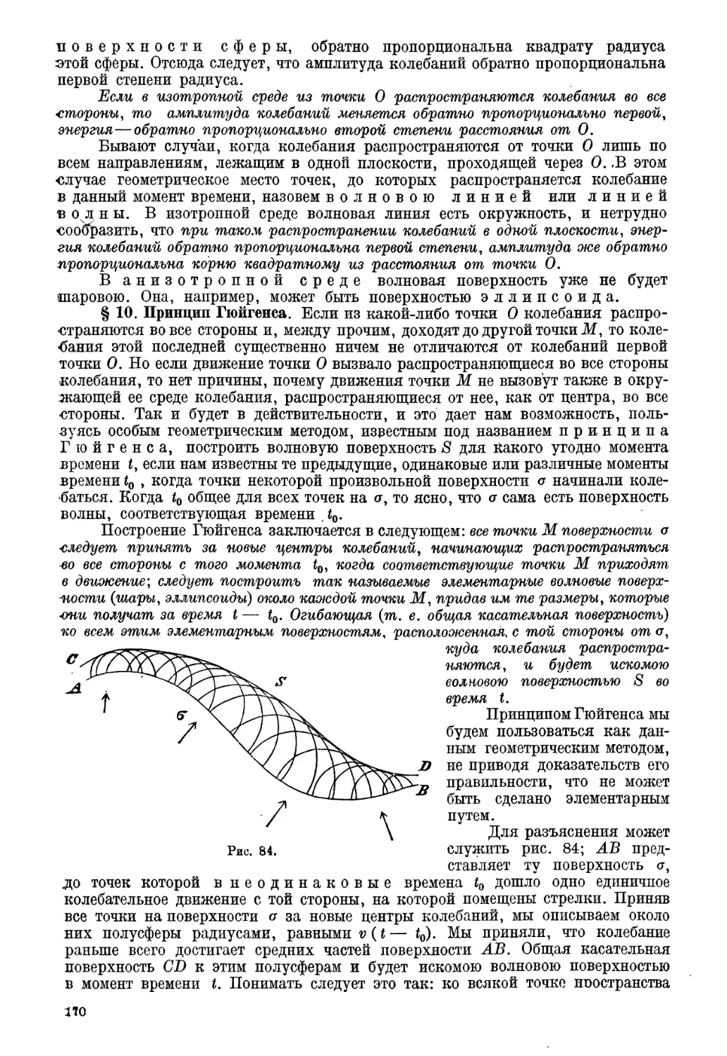 § 10. Принцип Гюйгенса