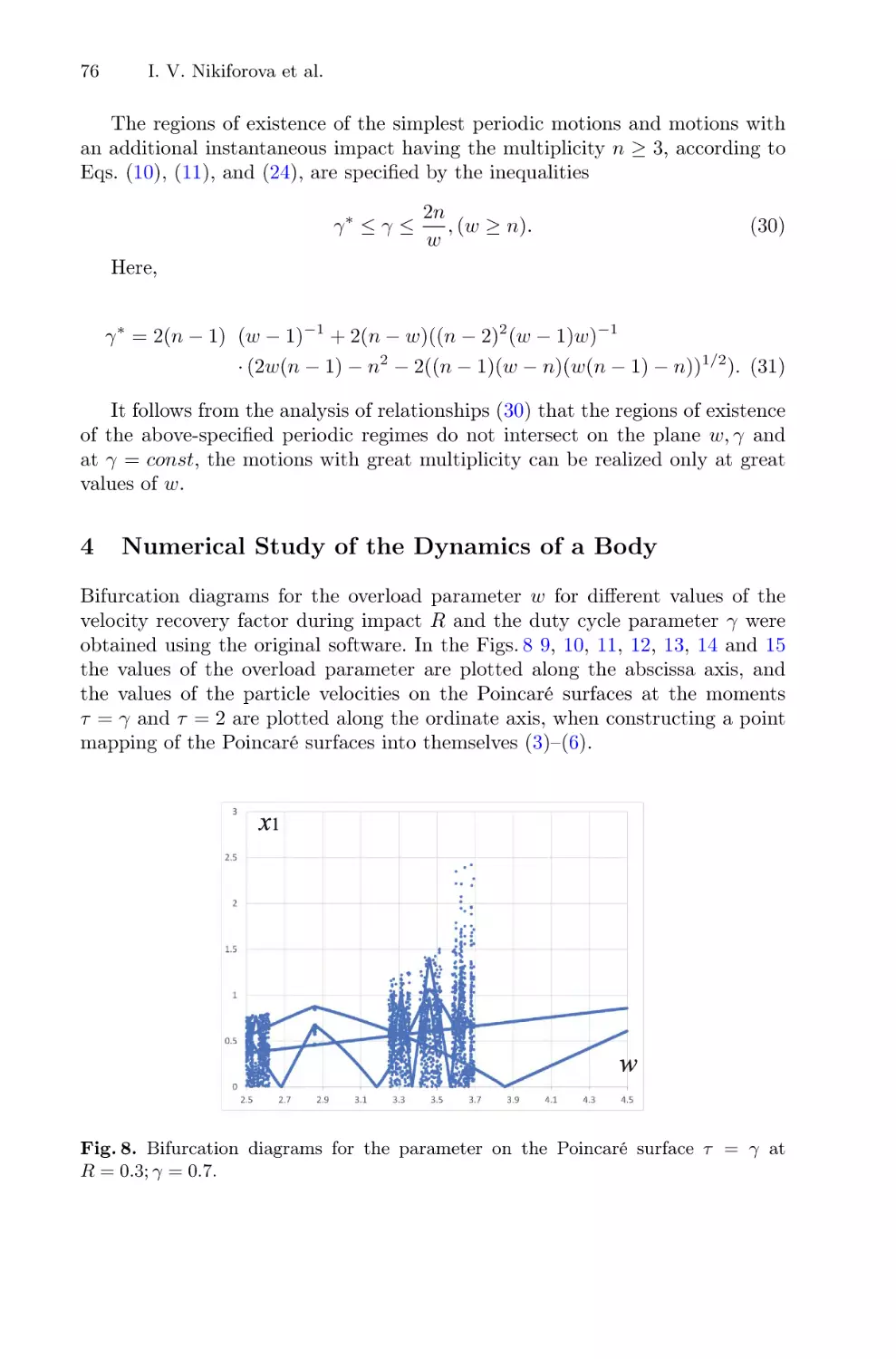 4 Numerical Study of the Dynamics of a Body